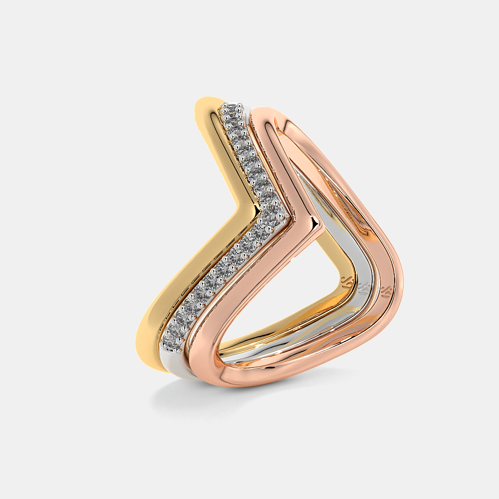 The Numa Chevron Ring